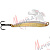 ТЕЙЛ-СПИННЕР "UF STUDIO" HURRICANE 10g #YELLOW FLASH