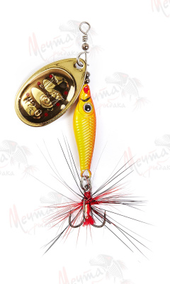 ТЕЙЛ-СПИННЕР "UF STUDIO" BULLET 15g #ORANGE ACID